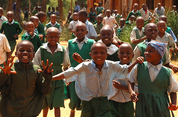 Kinder der Partnerschule in Kenia